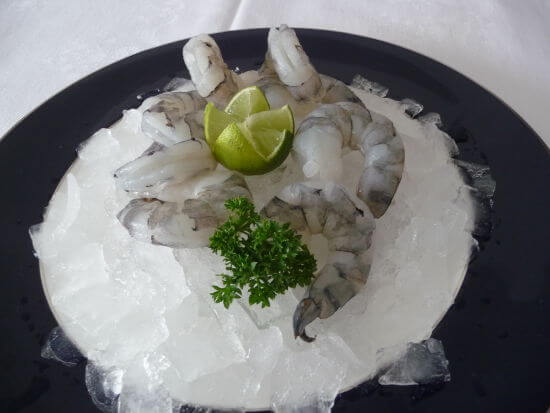 Black Tiger Riesengarnelen Fleisch, tiefgekühlt, 26-30 Stück pro lbs., ca. 50-60 Stück im 1kg Beutel