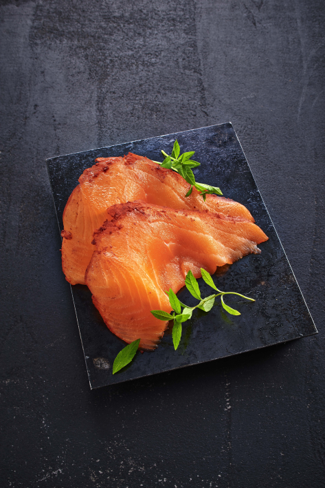 Rotholzlachs-Räucherlachs, geräuchert, vorgeschnitten, tiefgekühlt, ca. 1kg pro Packung